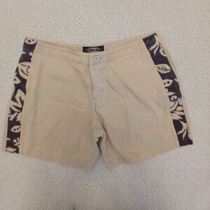 Del Sol Beige Cotton Shorts - size 12